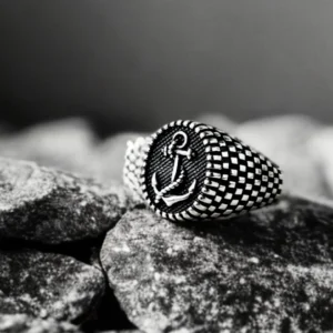 ANCHR RING PLATA