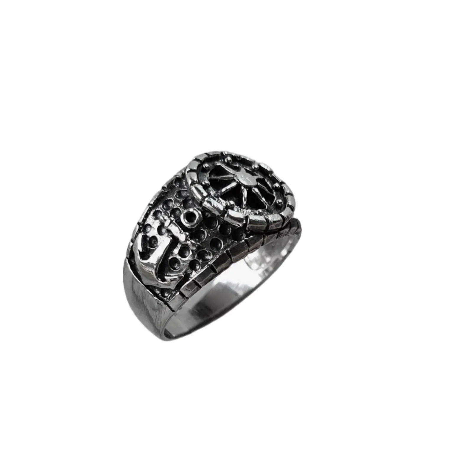 Compass Ring Plata - Imagen 6